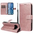 thumbnail image 3 of Wallet Case for Nothing phone 4A Flip Cover with Card Slots, Magnetic Stand & Strap Pink, 3 of 4