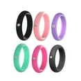 thumbnail image 4 of OUNONA 6Pcs Durable Silicone Rings Silicone Ideal For Gym And Riding, 4 of 8