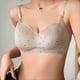 thumbnail image 2 of Brasier sin Varillas Mujer Sujetador Triple Fruncido, Fino, Cómodo, Transpirable y A Juego para Mujer Mediana, 2 of 9