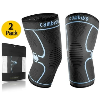 CAMBIVO Knee Braces for Knee Pain 2 Pack Knee Compression Sleeves