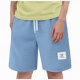 thumbnail image 2 of NOLDARES Toddler Boys Summer Shorts with Drawstring - Cotton Baby Casual Jogger Shorts Active Sports Shorts(Blue,3-4 Years), 2 of 5