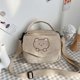 thumbnail image 4 of Cute and soft bear shoulder messenger bag female Japanese retro student girl handbag small square bag, messenger bag corduroy wallet, 4 of 4