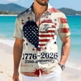 thumbnail image 4 of Yindaity Independence Day Shirts for Men American Flag USA 4th of July Men Women Boys Girls T-Shirt(Red,6XL), 4 of 6