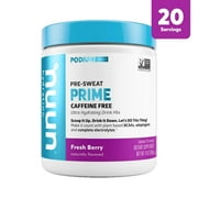 Nuun Pre-Sweat Prime Caffeine Free Ultra Hydrating Drink Mix Canister - Fresh Berry - 20 Servings 150mg - 1283210
