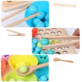 thumbnail image 4 of Rompecabezas de Juguete 3D Rompecabezas multicolor Juguete educativo Montessori para de Navidad sensorial Niño Hugo Juego de cuentas de madera para niños, 4 of 5
