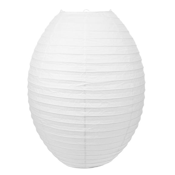 Raindrops White Foldable Oval Rice Paper Lantern Lampshade for Wedding Decorations and Ceiling Light Fixtures