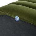 thumbnail image 6 of Jennifer Taylor Home Fuji 49" Upholstered Oval Storage Bench, Olive Green Performance Velvet, 6 of 7