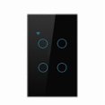 thumbnail image 1 of Tuya WiFi Smart Touch Switch US 1/2/3/4 Gang 2 Wiring Methods Neutral Wire, 1 of 5