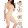 thumbnail image 3 of MANIFIQUE Women's Fajas Colombianas with Bra Shapewear BBL Post Surgery Compression Garment Butt Lifting Full Body Shaper, 3 of 6