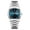Blue and Silver, variant on New men's business - style watch. It is a quartz - powered waterproof men's wristwatch with a simple and stylish design