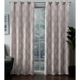 thumbnail image 3 of Exclusive Home Curtains Medallion Room Darkening Blackout Grommet Top Curtain Panel Pair, 52x84, Silver, 3 of 10