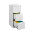 thumbnail image 1 of 3 Drawer File Cabinet with Lock,Large Metal Vertical File Cabinets for Home Office, Heavy Duty Steel Lockable Filing Storage Cabinet for Letter/Legal/A4/F4 Size File, 1 of 7
