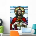 thumbnail image 1 of Sacred Heart Jesus Wall Mural by Wallmonkeys Peel and Stick Graphic (24 in H x 18 in W) WM269625, 1 of 4