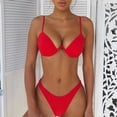 thumbnail image 4 of Womens Bandage Push-up Padded Bikini Set Swimwear Swimsuit Bathing Suit Lot, 4 of 5