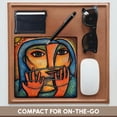 thumbnail image 4 of 3dRose, Cats Cradle woman string abstract figure colorful, MousePad, 4 of 7