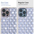 thumbnail image 4 of FYBTO Compatible with iPhone 12 Pro Max Glitter Luxurly Plating Case, Unique Full Camera Lens Protection, Shockproof Edge Bumper Slim Soft TPU Phone Case [6.7 inch] -White, 4 of 5