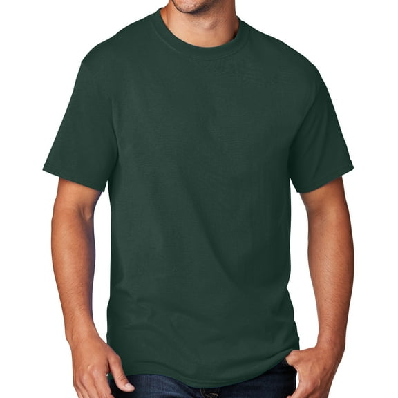 Men's Regular Guy Classic T-shirt, Large Dark Green
