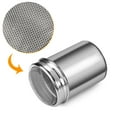 thumbnail image 2 of 2 Pack Powdered Sugar Shaker Duster with Lid, Cinnamon Shaker Flour Sifter, Fine Mesh Stainless Steel Dredge, 2 of 7