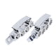 thumbnail image 4 of Universal Motocicleta Mini Trail Bike Pedal Clavijas Plata Para Harley, 4 of 8