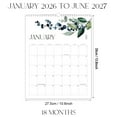 thumbnail image 3 of Aesthetic 2026 Wall Calendar - Runs from January 2026 Until July 2027 - The Perfect Large Modern Greenery Calendar Planner for Easy Organizing, 3 of 7