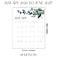thumbnail image 3 of Calendario de pared 2026 Cuenta atrás de 18 meses | Diseño Fresco Simplificado, Anotaciones de Fechas en Inglés, Planificador Colgante Multifuncional | Organizador de oficina y hogar decorativo, 3 of 7