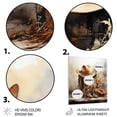 thumbnail image 3 of Designart "Simplicity Cowboy Hat And Boot II" Cowboys Metal Wall Art, 3 of 5