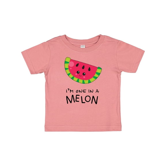 Inktastic I'm One in a Melon Watermelon Humor Boys or Girls Baby T-Shirt
