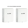 thumbnail image 1 of Alpine Industries Willow Commercial White High Speed Automatic Electric Hand Dryer 2 Pack, 1 of 13