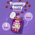 thumbnail image 6 of Feel Great Fiber Gummies for Kids Digestive Support | Constipation Relief for Kids | Fruity Flavored Chewable Kids Fiber Gummies | Vegetarian Supplements | 60 Day Supply, 6 of 8