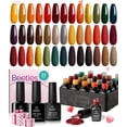 thumbnail image 1 of Set de esmaltes de uñas en gel Beetles Cozy Campfire, 20 colores, 1 of 6