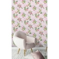 thumbnail image 2 of Fine Decor Juniper Pink Botanical Paste The Wall Non Woven Wallpaper, 20.5-in by 33-ft, 56.4 sq. ft., 2 of 3