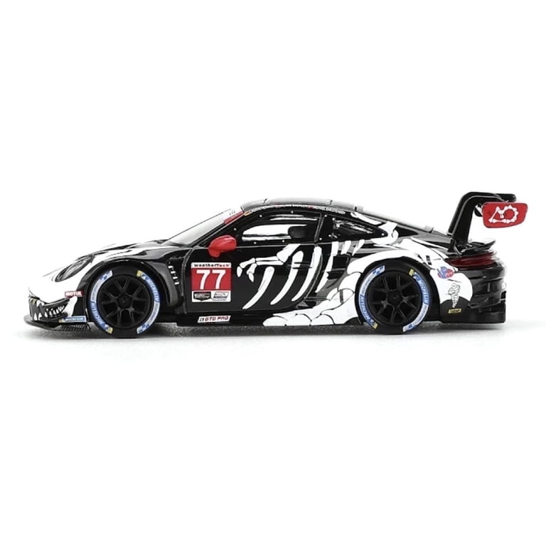 Mini GT Skeleton Rexy Porsche 911 GT3 R #77 AO Racing 2025 IMSA