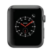 Apple Watch Series 3, 42MM, GPS + Cellular, Space Gray Aluminum Case, Gold Loop (Non-Retail Packaging)