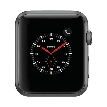 Apple Watch Series 3, 38MM, GPS, Space Gray Aluminum Case, Black Loop (Non-Retail Packaging)