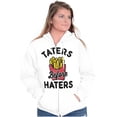 thumbnail image 4 of Taters Before Haters French Fries Zip Up Hoodie Men's Women's Brisco Brands X, 4 of 6