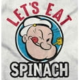 thumbnail image 2 of Popeye Let's Eat Spinach Cool Retro Hoodie Sweatshirt Women Men Brisco Brands M, 2 of 6