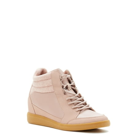 Time and Tru Women's Knit High-Top Sneakers