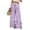 391#Purple, variant on Womens Pants Pockets Boho Printed Elastic Waist Wide Leg Palazzo Pants for Women Work Beach Vacation Clothes Purple Pink M