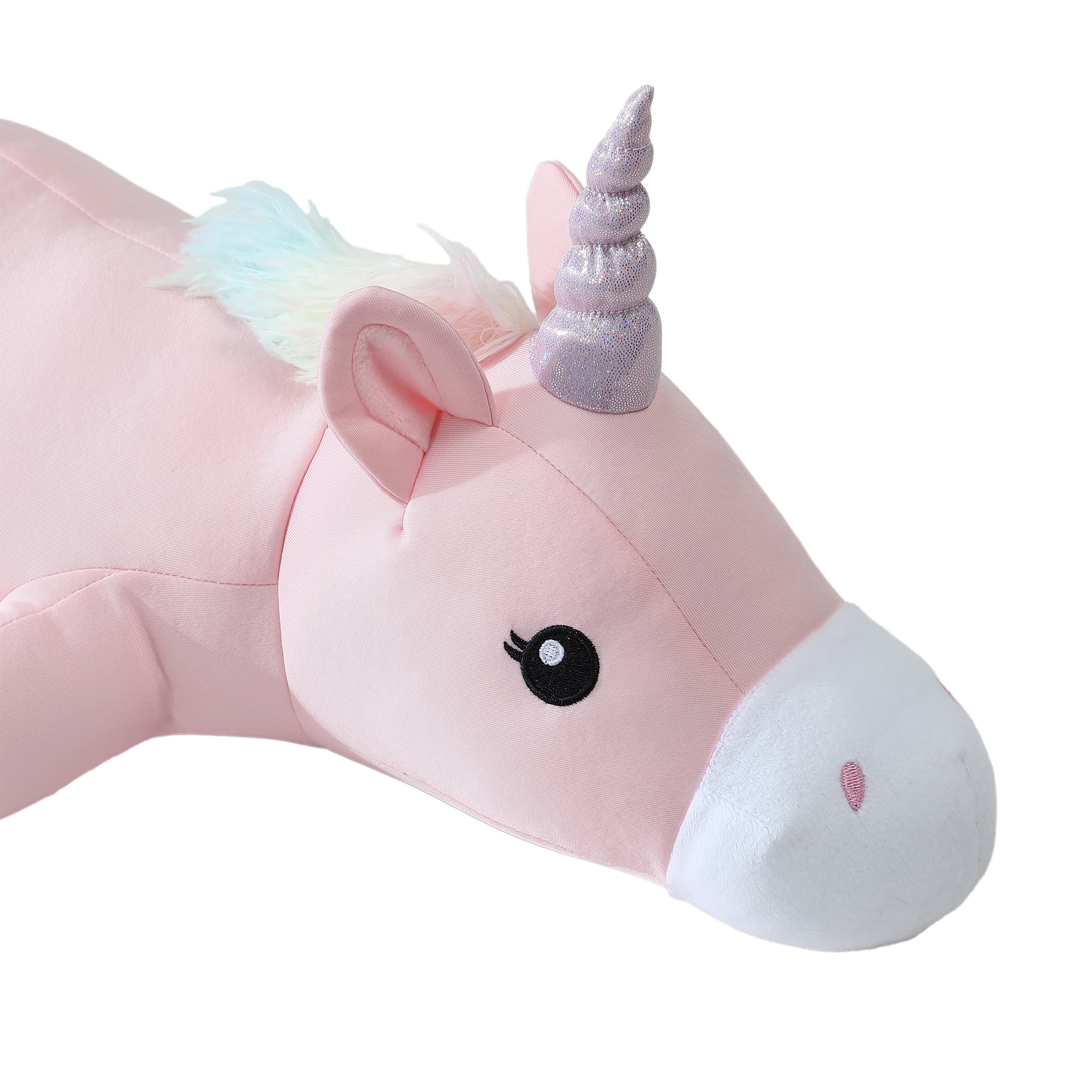 Your Zone Kids Pink Unicorn Cooling Plush Pillow, 20 in x 7 in