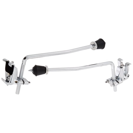 DW DWSM2224 Clamp-On Bass Drum Hoop Spur System,Black Metallic