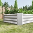 thumbnail image 2 of Großhändler Square Raised Garden Bed Metall Verzinkter Stahl Outdoor Pflanzer Bo 2 of 9