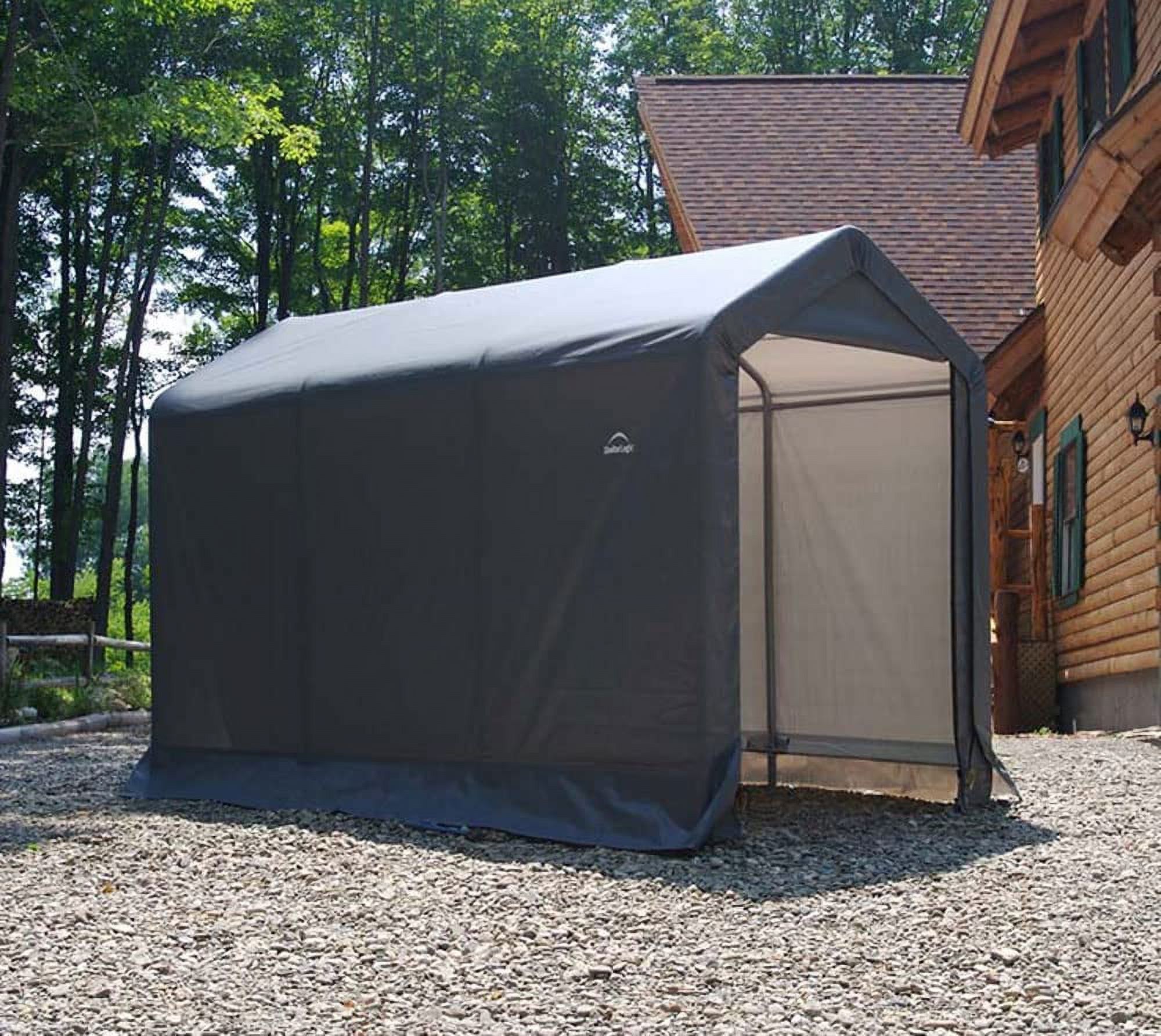 ShelterLogic Shed-In-A-Box Canopy Storage Shed 6W x 10D x 6.5H ft. 