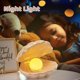 thumbnail image 4 of Luz de perla de concha - Lámpara de concha marina Lámpara de perla de escritorio de cerámica LED Luz de noche de concha para habitación de niños Dormitorio Sala de estar (Rosa), 4 of 5