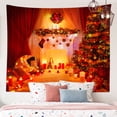 thumbnail image 1 of Tapiz de Navidad Árbol de Navidad Tela de Papá Noel Tela de pared Calcetines de Navidad Regalo de Navidad Tapiz colgante de pared Sincero  Hogar, 1 of 5