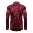 thumbnail image 3 of Men's Slim Fit Long Sleeve Button Down Shirts _ao _ao, 3 of 5