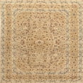 thumbnail image 1 of Ahgly Company Machine Washable Indoor Square Traditional Chocolate Brown Area Rugs, 5' Square, 1 of 7