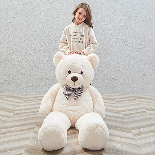 47'' Giant White Teddy Bear Big Huge Kids Stuffed Animal LARGE Soft Plush Toy 