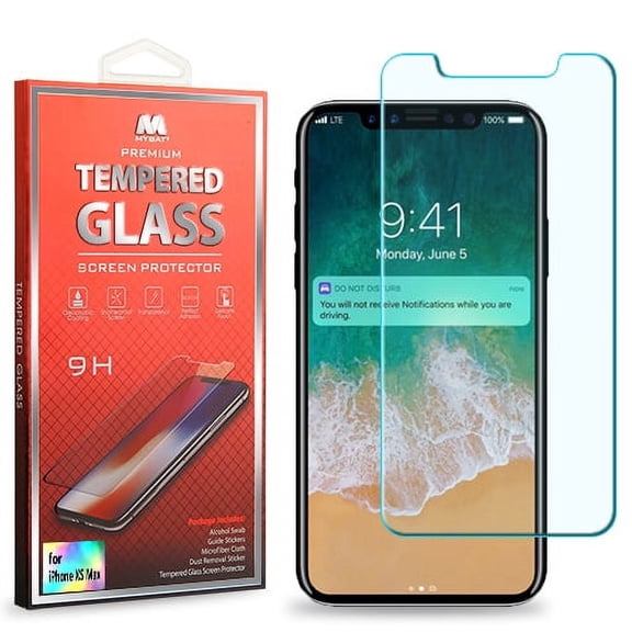 Apple iPhone Xs Max (6.5") (2018 Model) Premium ShockProof Tempered Glass LCD Screen Protector Guard Clear 2.5D for Apple iPhone Xs Max