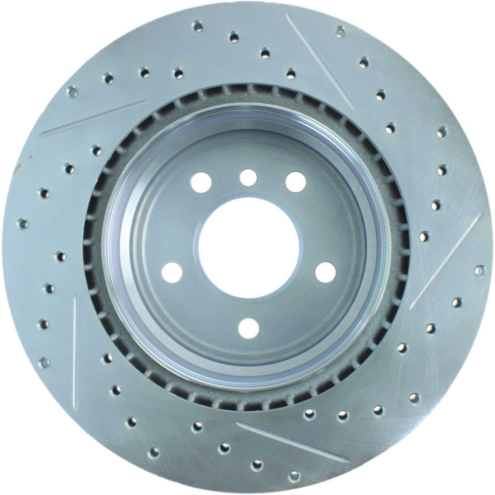 StopTech Select Sport 07-13 BMW 335i Slotted & Drilled Vented Right Rear Brake Rotor Fits select: 2013-2014 BMW X1, 2006 BMW 330