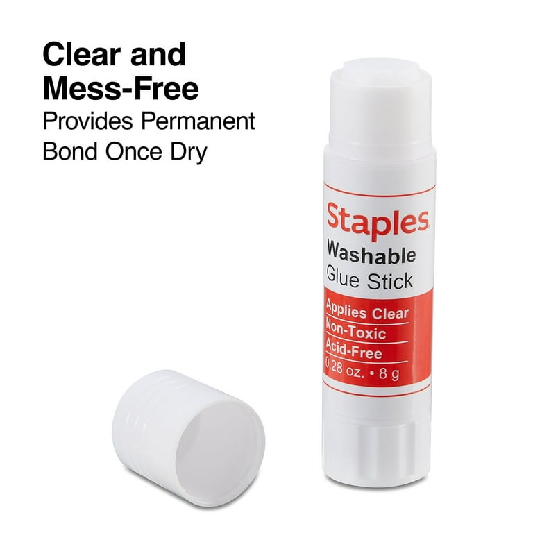 Clear Glue Stick, .27 oz, Stick, 5/Pack - Comp-U-Charge Inc
